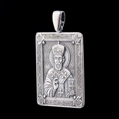 Серебряная ладанка (13429)