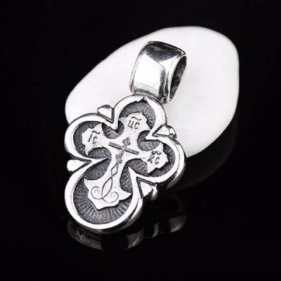 Серебряный крестик (13759)