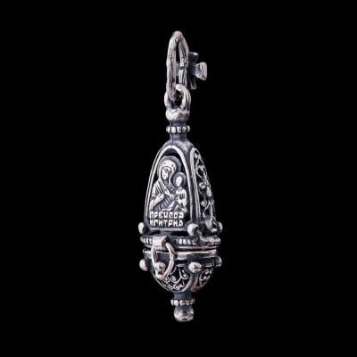 Серебрянный мощевик Украина (131170)