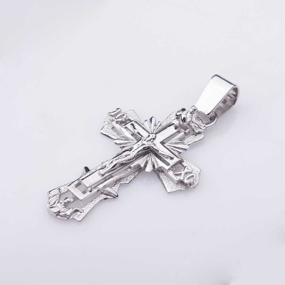 Золотой православный крестик (п02052)